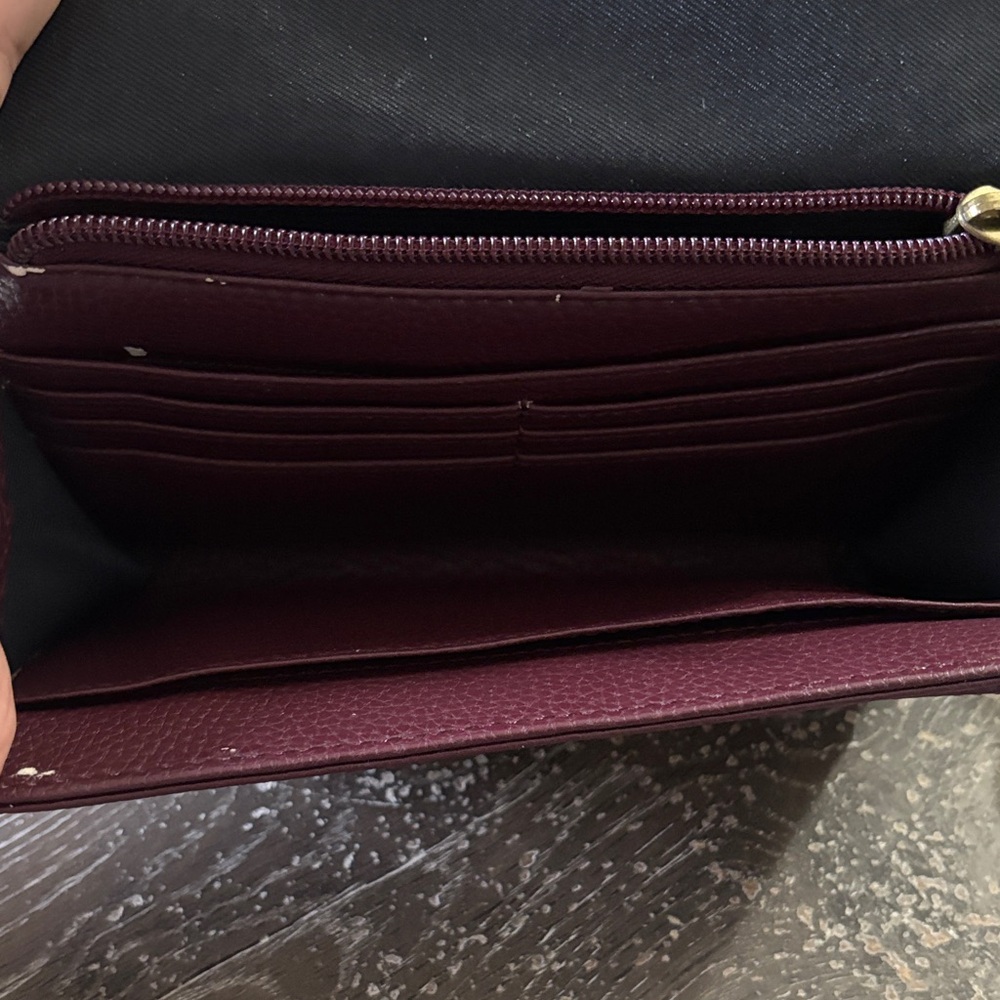 The Sak Dark Red Leather Wristlet - Picture 5 of 13